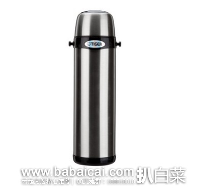 京东商城：虎牌 MBI-A10C 不锈钢便携式真空保温保冷瓶1L容量