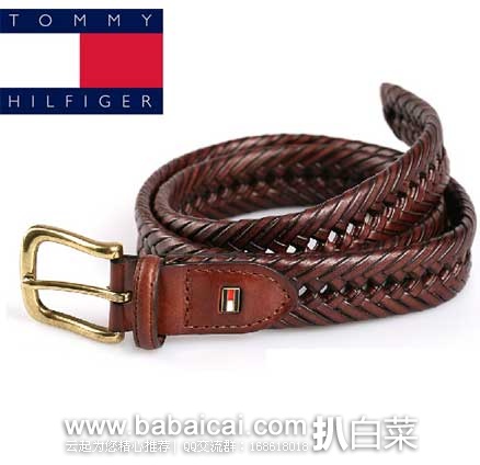 好价再来!!多款 TOMMY HILFIGER 汤米希尔费格 男式皮带促销,还可用7.5折优惠码