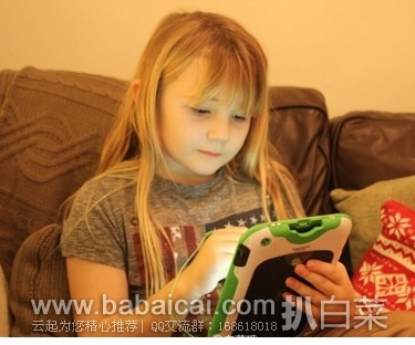 销量第一,LeapFrog 跳跳蛙 7寸儿童早教机 学习机 带WIFI 原价0,现历史新低.99