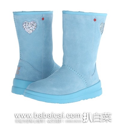 6PM: UGG Kisses Short Glitter 冰淇淋色 雪地靴 原价0,现新低.48,到手¥465