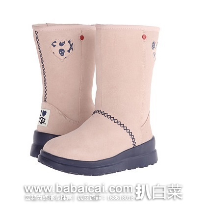 6PM: UGG Kisses Short Glitter 冰淇淋色 雪地靴 原价0,现新低.48,到手¥465