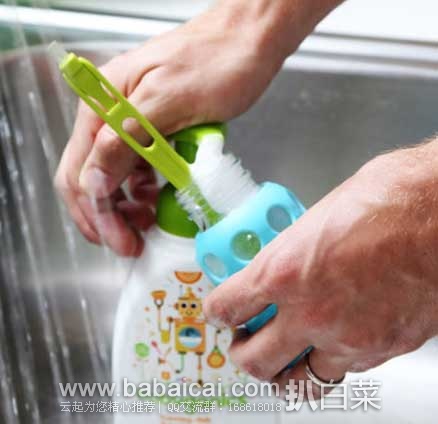 Babyganics 全天然奶瓶餐具清洁剂 473ml*3瓶泵装 现特价.17,用券75折 +S&S实付.32