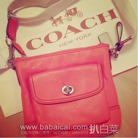 6pm:Coach 蔻驰 Park 女士真皮时尚斜挎包 原价$168,现$109.99,公码9折新低$98.99,到手¥690 赶紧撸啊 6pm:Coach 蔻驰 Park 女士真皮时尚斜挎包 原价8,现9.99,公码9折新低.99,到手¥690