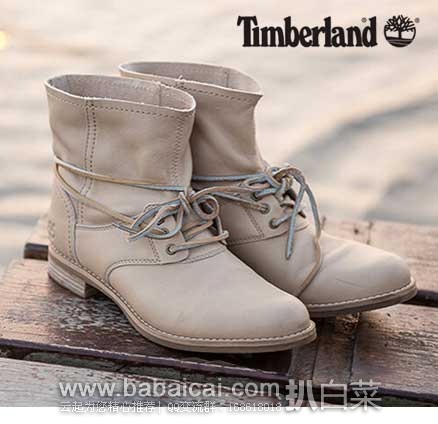 6PM：Timberland 天木兰 Earthkeepers 系列 女款 真皮抗疲劳裸靴  原价$140，现4折售价$56