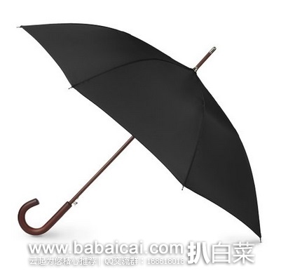 Totes 木制手柄复古雨伞 原价$20，现$12.99，直邮无税