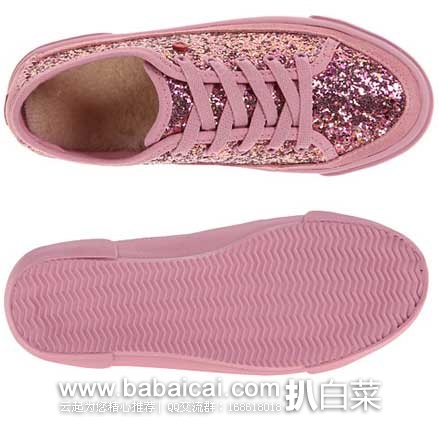 6PM:UGG 女款 Bling Bling亮片系带休闲鞋 原价.95,现4折售价.99