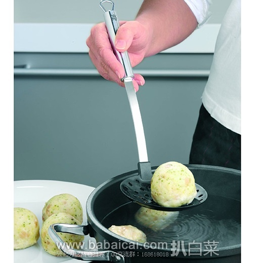 WMF 完美福 Profi Plus 不锈钢漏勺 原价$18，现特价$11.24，直邮无税，运费$2.39