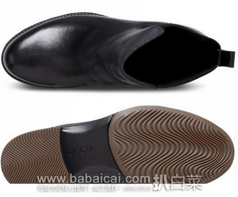 ECCO 爱步 桑特女士切尔西平底短靴原价0,现9.97,公码8折新低1.98,到手¥835,国内¥2199