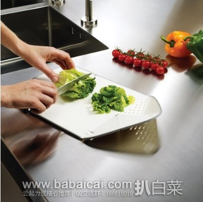 Joseph Joseph 可折叠带滤网变形砧板菜板现.99,到手¥120
