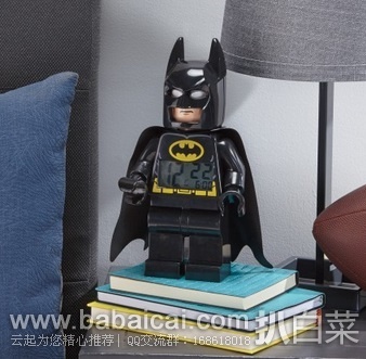 LEGO 乐高 9005718 蝙蝠侠闹钟 原价$30，现回归历史低价$17.49，直邮无税