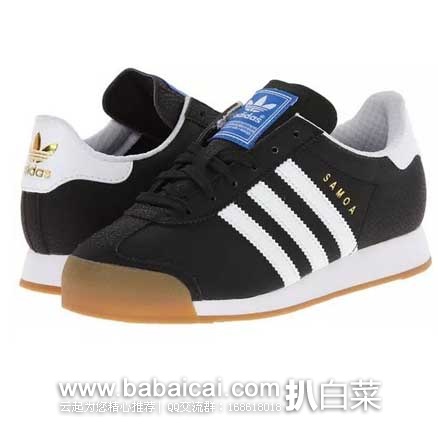 Adidas Originals 阿迪达斯 Samoa J 大童童鞋 原价,现4.5折售价.96起