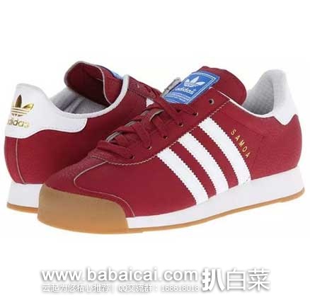 Adidas Originals 阿迪达斯 Samoa J 大童童鞋 原价,现4.5折售价.96起