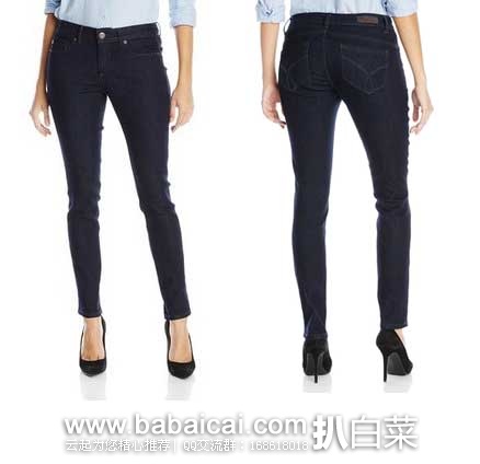 Calvin Klein Jeans Curvy 女士 深色款经典紧身牛仔裤 （原价$69.5，现5.1折售价$35.99）码后特价+运费$3.77