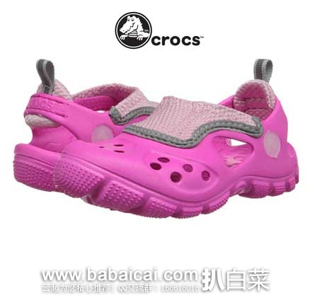 6PM：Crocs卡洛驰 Micah II Sandal 女童  洞洞鞋  原价$30，现5折售价$14.99