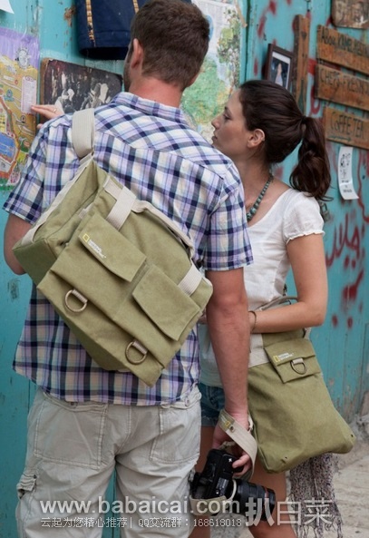 National Geographic 国家地理 NG2476 探索者系列 中型单肩包 原价0,现新低.88,直邮无税