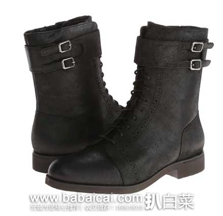 Rockport 乐步 女款 雕花系带 7英寸 真皮短靴 原价0,现2.8折售价$.99