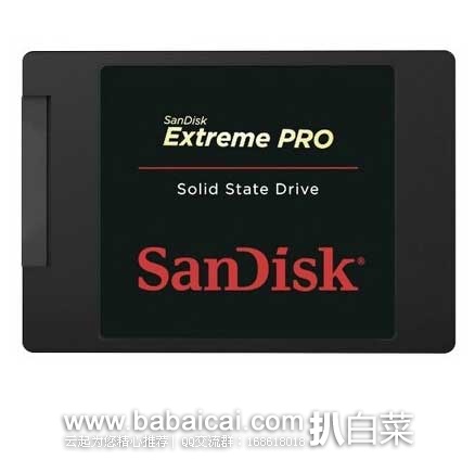 SanDisk Extreme PRO 至尊超极速系列 480G固态硬盘 原价$429.99，现金盒特价3.7折售价159.99，新低！