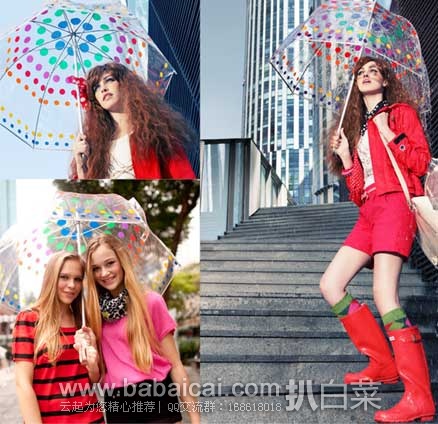Totes Clear Bubble Umbrella 经典款透明泡泡伞 现7.2折售价$20.14