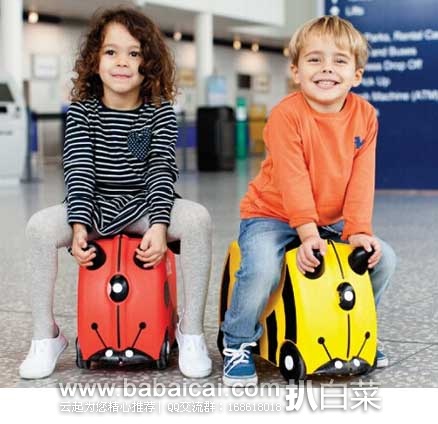 亚马逊中国：英国Trunki 小朋友行李箱 TR0216-GB01 原价￥499，现￥239包邮