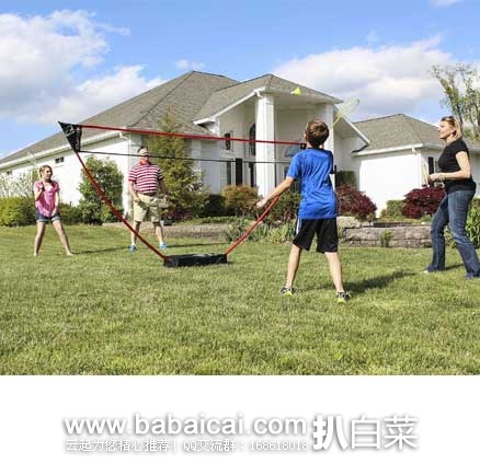 Zume Games Portable Badminton 便携式羽毛球网套装 原价.99,现7.2折售价.99