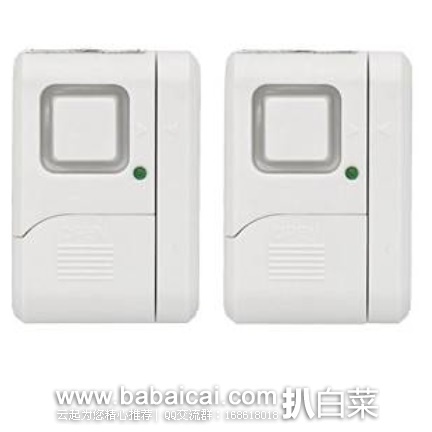 销量第一!GE Personal 推门开窗报警器 2只装 原价.28,现历史低价.71,直邮无税,到手¥33/只