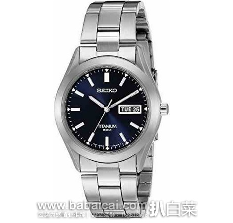 Seiko 精工 SGG709 男士钛合金石英表 原价$375，现历史低价$87.4，到手￥635