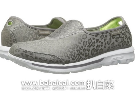 Skechers 斯凯奇Go Walk系列女款动物纹豆豆鞋 原价,现历史低价.97,直邮无税,到手约¥187