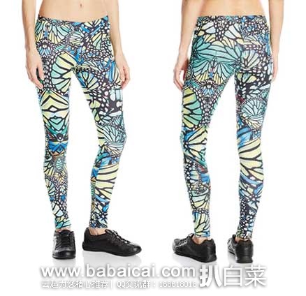 adidas Originals 阿迪达斯三叶草 Leggings 女士 运动印花 长款健身裤 原价,现3.5折售价.91