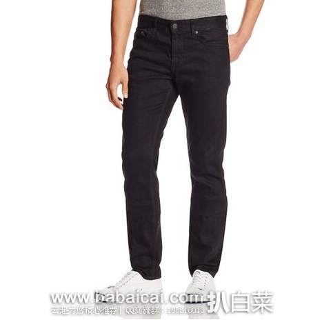Calvin Klein 男式 Slim Leg 修身牛仔裤 原价$69.5，现特价$28.99，直邮无税，运费$4.88