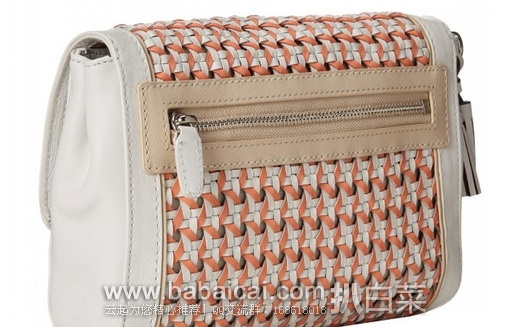 6pm:COACH 蔻驰 女款经典真皮编织手拿包 原价8,现3.2折.99,公码9折历史新低.49,到手¥633 两色可选