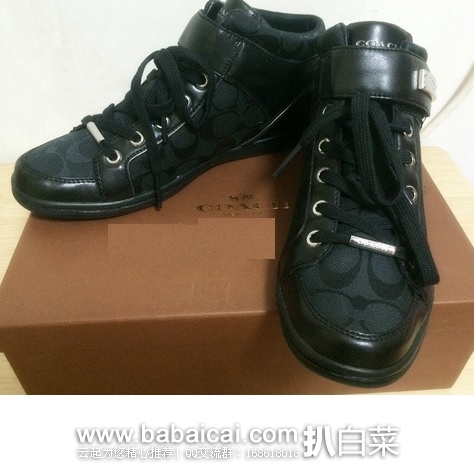 6pm:COACH 蔻驰 Zany 女士经典LOGO标志 平底休闲鞋 原价,现.99