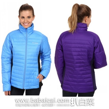 6pm：Columbia 哥伦比亚 女士防泼水棉服 原价$125，现$48.99，公码9折$44.09，到手￥320