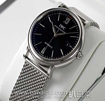 Jomadeals：IWC 万国 Portofino 柏涛菲诺系列 男士机械腕表 IW356506 原价$5900，现特价$3895