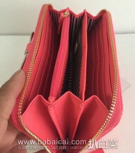 Kate Spade 凯特丝蓓 真皮长款钱包 原价8,现.98,公码8折.18