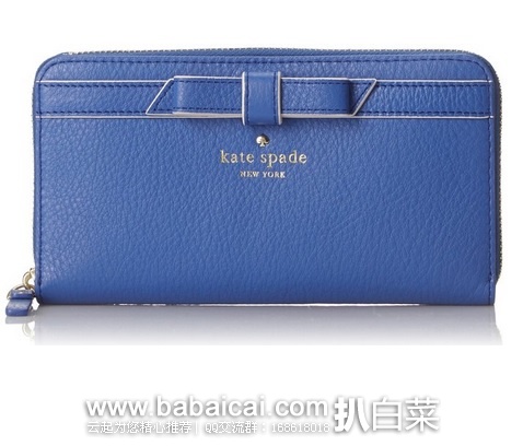 Kate Spade 凯特丝蓓 真皮长款钱包 原价8,现.98,公码8折.18