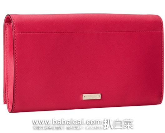 6pm:Kate Spade 凯特丝蓓 Love Birds Tally 漂亮玫红色kiss手拿包 长款钱包 原价8,现7.99,公码9折历史低价.19,到手¥676