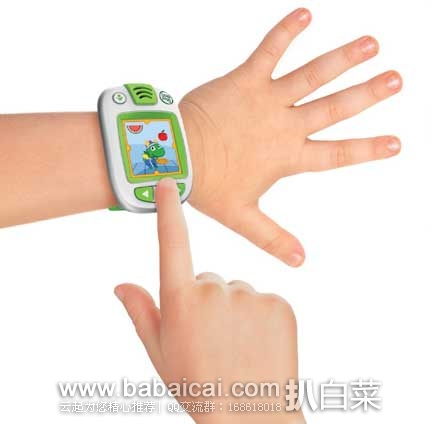 好价又来！LeapFrog 跳蛙 儿童益智手表 原价$39.99，现4.2折售价$16.99