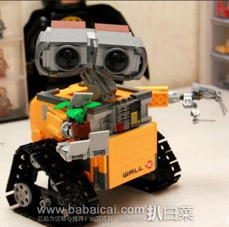 ebay：LEGO 乐高 21303 瓦力机器人 原价$85，现$59.99，到手￥440