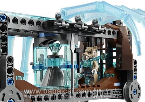 LEGO 乐高 70145 气功传奇 象女王的寒冰机器猛犸象(共含606块颗粒) 原价,现售价.15