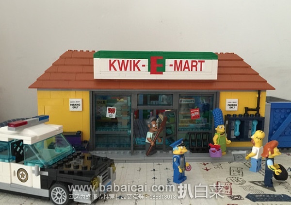 LEGO 乐高 71016 The Kwik-E-Mart辛普森超市 积木套装 现9.95,到手约¥1540