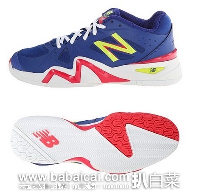 6pm:New Balance 新百伦 WC1296 女士轻量网球鞋 原价,现.99,公码9折.19