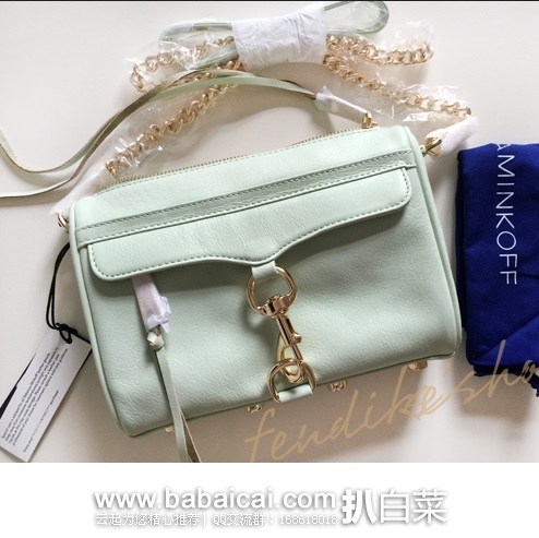 Rebecca Minkoff 瑞贝卡明可弗经典名款mini mac单肩包原价5,现0,公码8折4,直邮含税到手约¥791