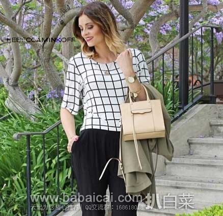 Rebecca Minkoff 瑞贝卡明可弗 女款 MAB Tote经典小号手提包 原价$195，现5.5折售价$108.42