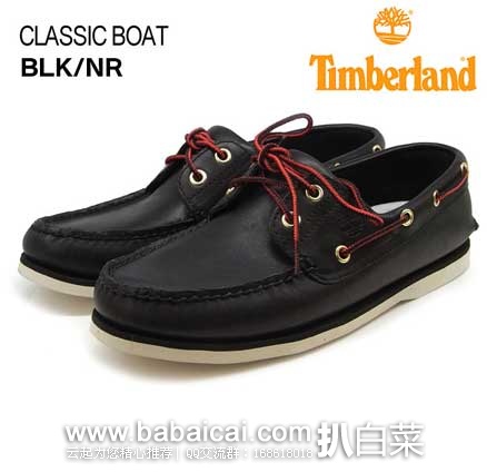 Timberland 天木兰 Men’s Classic 2-Eyed Boat Shoe 经典2孔船鞋 原价$90，现4.2折售价$37.99