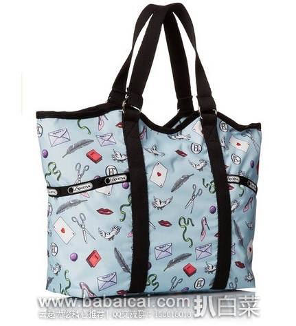Lesportsac 乐播诗 Carryall 女士拼花单肩包原价,现.18,公码8折.14