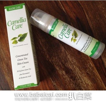 iHerb：Madre Labs 绿茶美肤霜50ml 原价$15.01，现限时特价$2，凑单满$40额外95折+直邮免运费，到手约￥12
