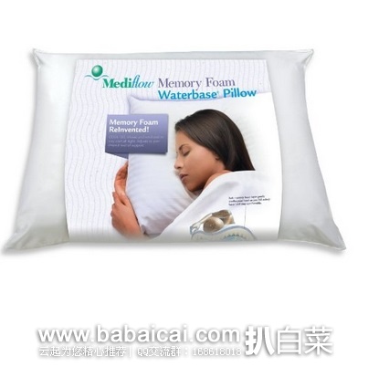 Mediflow 1077 Original Memory Gel 助眠记忆凝胶水枕原价$80,现$56.91,直邮无税,到手约¥555