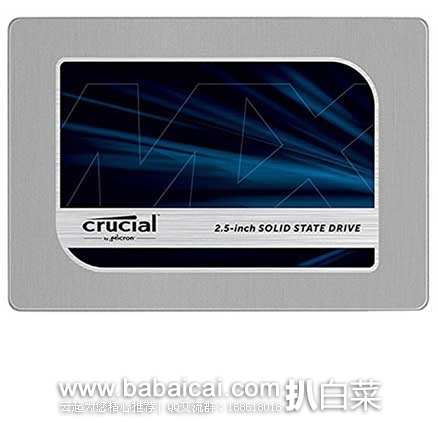 Crucial 英睿达 CT500MX200SSD1 MX200 500GB SATA 2.5 英寸 固态硬盘 原价$180，现7.8折售价$139.99