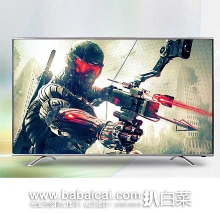 亚马逊中国：Hisense 海信 LED55EC650UN 55英寸 4K超清 智能电视   现秒杀价￥3999