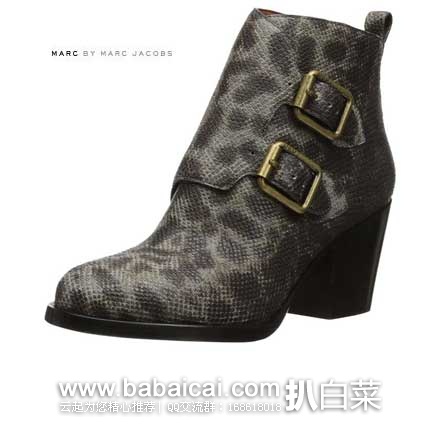 Marc by Marc Jacobs 马克雅克布 Snake Heel Ankle 蛇纹女靴 原价$448，现7.5折售价$336